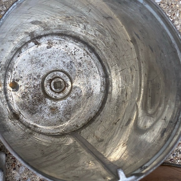 Vintage White Mountain Wooden Ice Cream Maker with Silver Accents - Picture 7 of 14